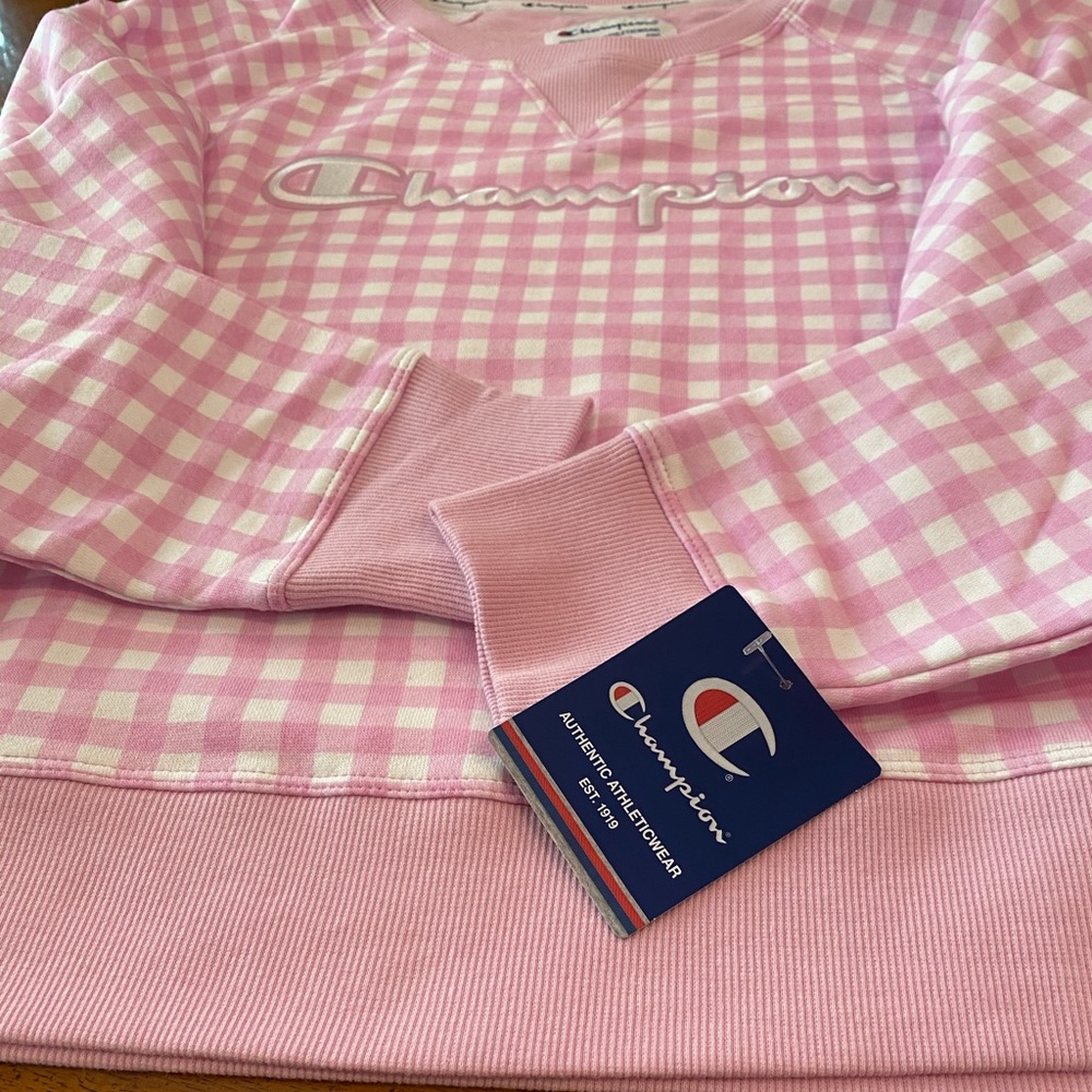 NWT Champion Campus French Terry Cropped S M - Picture 5 of 7
